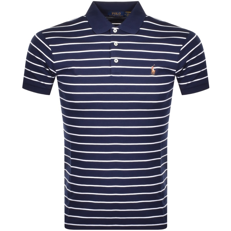 Alternative Image for ProductRalph Lauren Short Sleeved Polo T Shirt Navy1
